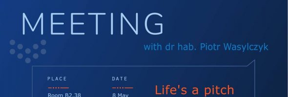 Life’s a pitch – meeting with dr hab. Piotr Wasylczyk